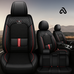 Kit Capa para Banco Premium Completa + BRINDE: Capa de Volante de Couro