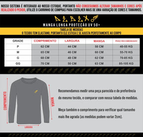 Kit 3 Camisas de Proteção Termica Uv Segunda Pele